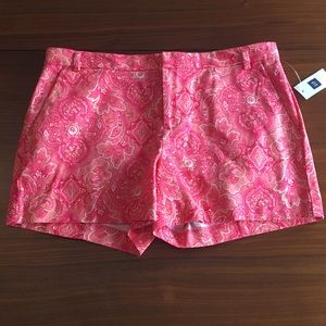 GAP pink paisley shorts